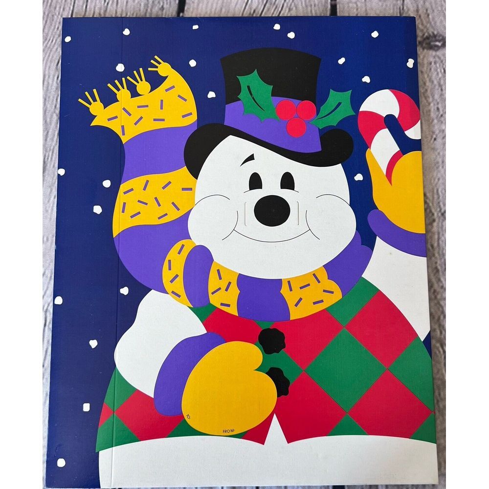 Vintage Snowman‎ Montgomery Ward Christmas Gift Boxes 4Pc